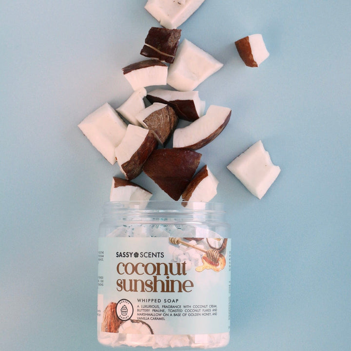 Coconut Sunshine Whipped Soap - Sassy Scents