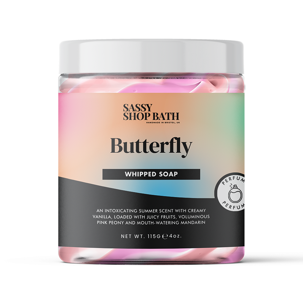 Butterfly Whipped Soap - Sassy Shop Wax