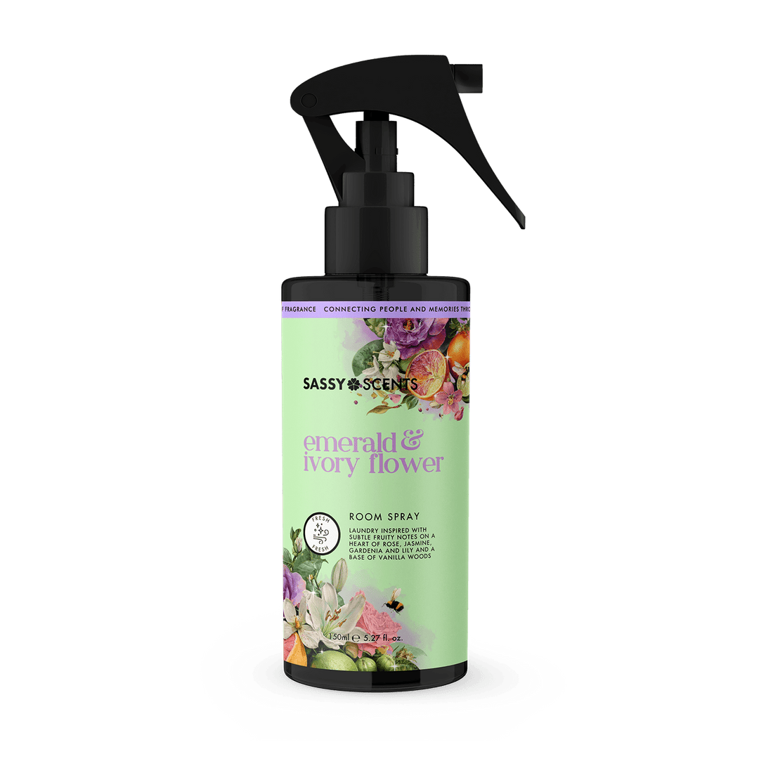 Emerald & Ivory Flower Room Spray - Sassy Scents