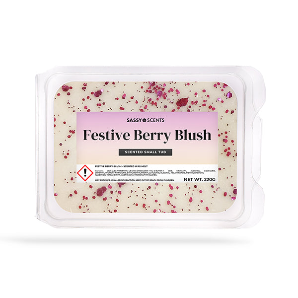 Festive Berry Blush Small Tub - Sassy Shop Wax