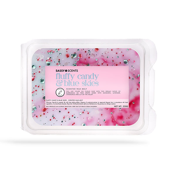 Fluffy Candy & Blue Skies Small Tub - Sassy Shop Wax