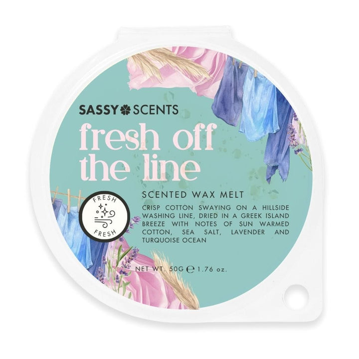 Fresh Off The Line Wax Melt - Sassy Scents