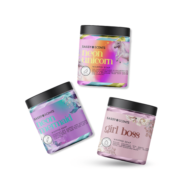 Gift-Ready Whipped Soap Bundle - Sassy Scents