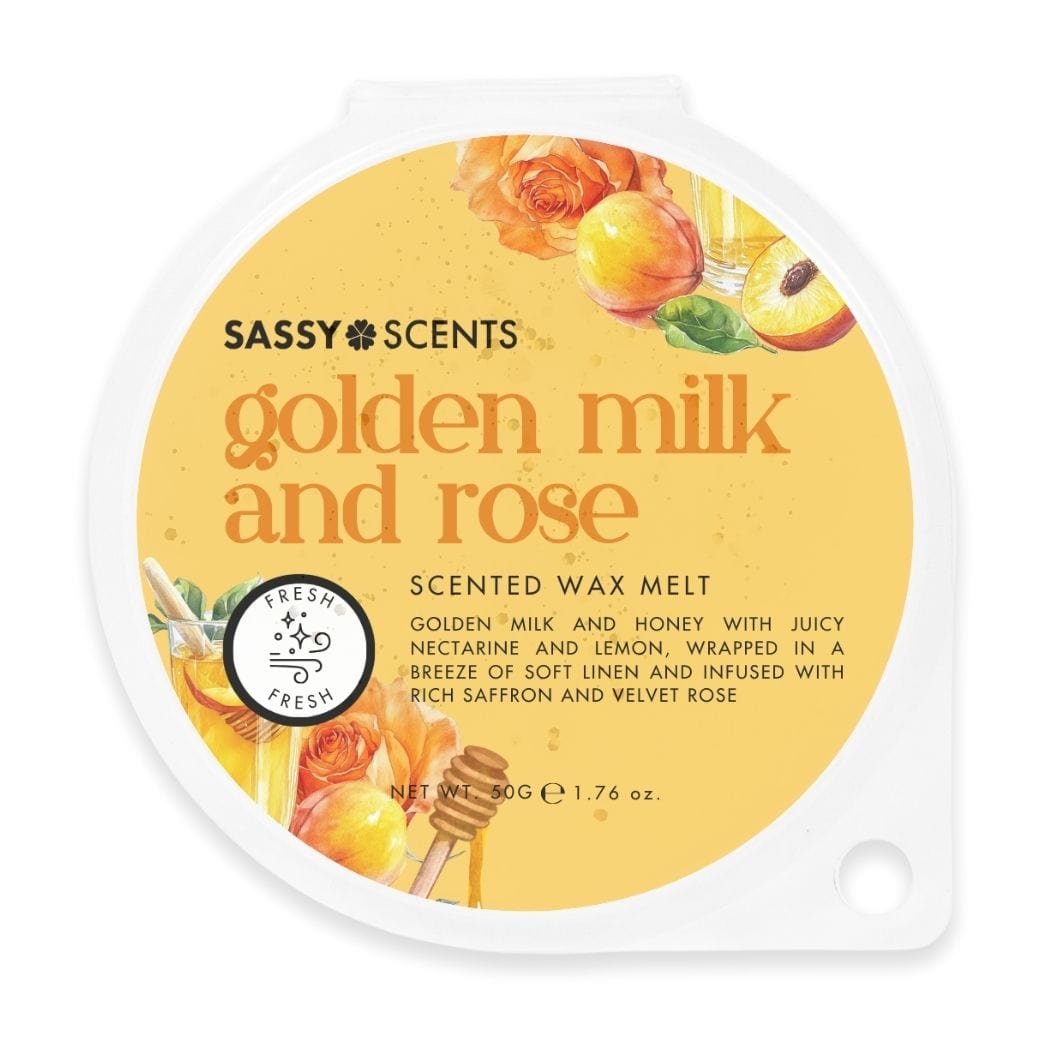 Golden Milk and Rose Wax Melt - Sassy Scents