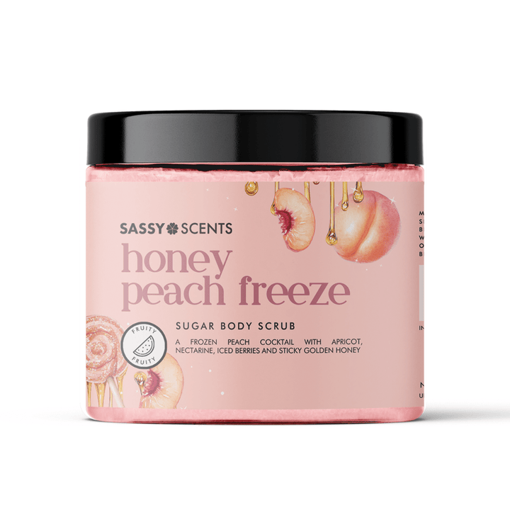 Honey Peach Freeze Sugar Body Scrub - Sassy Scents