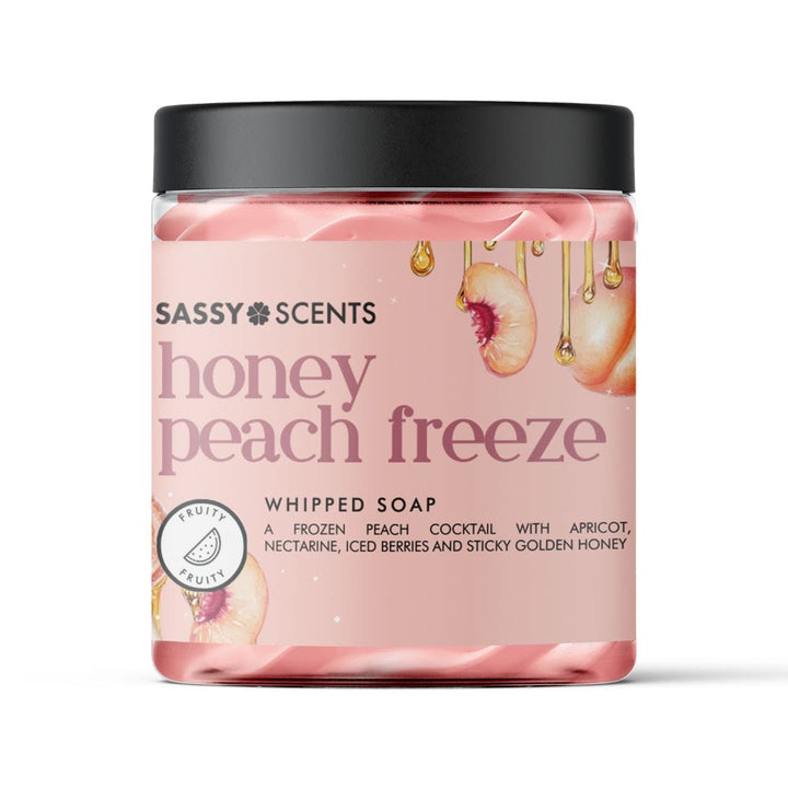Honey Peach Freeze Whipped Soap - Sassy Scents