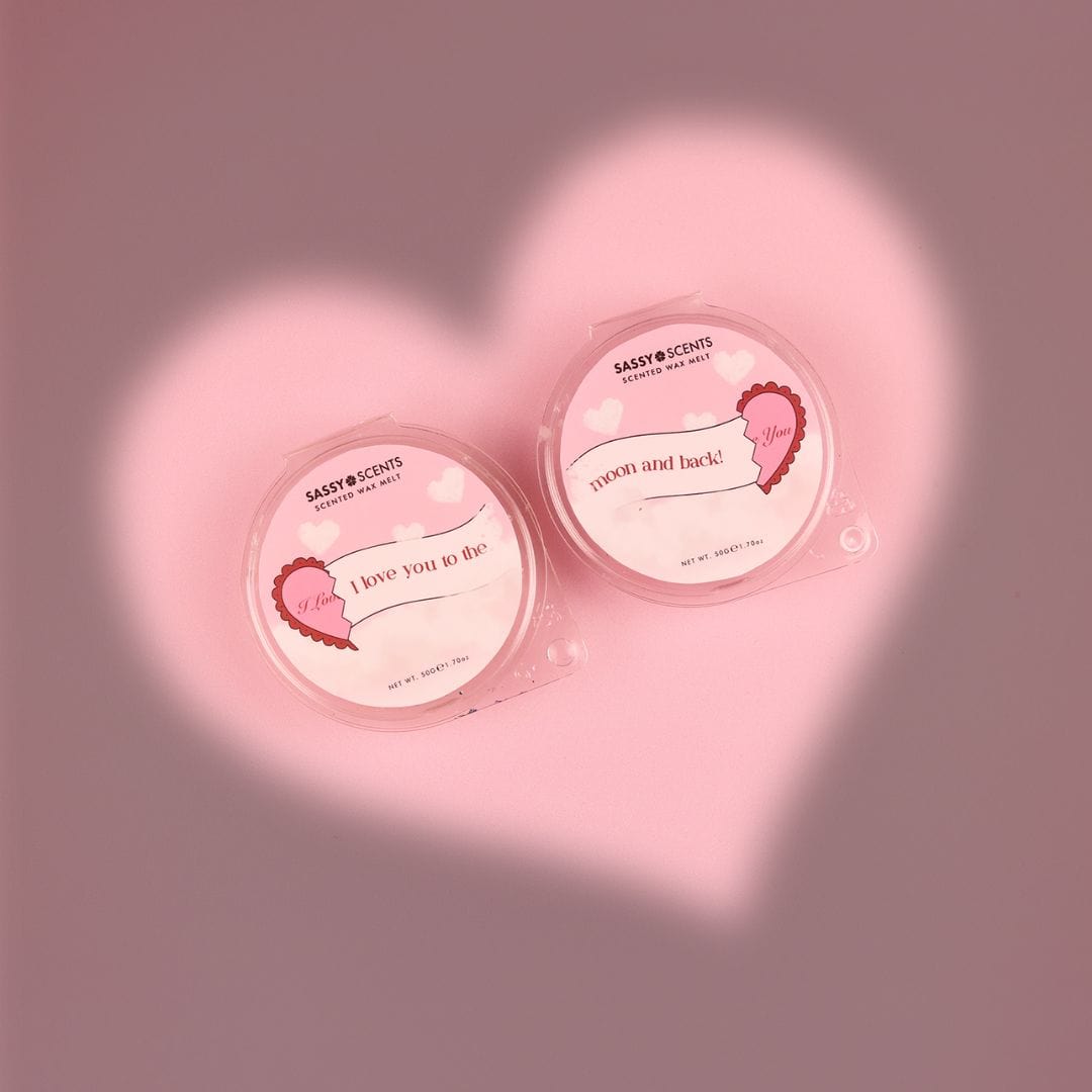 I Love You Two Pack of Wax Melts - Sassy Scents
