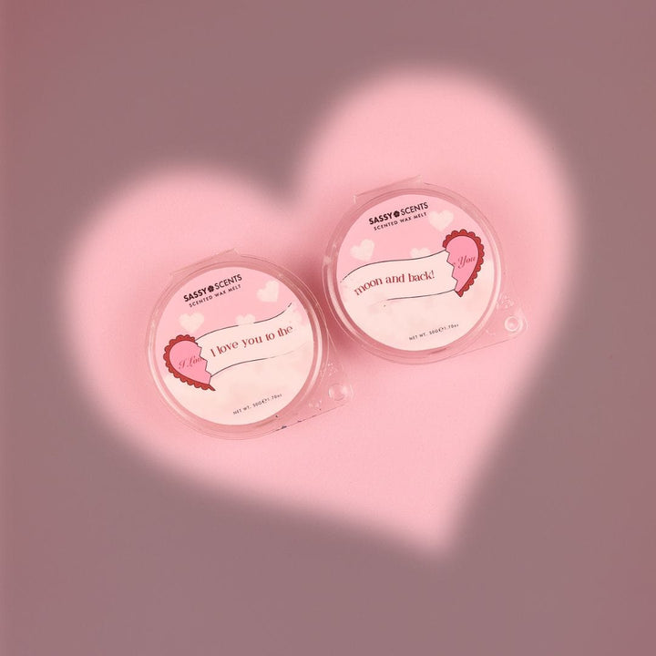 I Love You Two Pack of Wax Melts - Sassy Scents