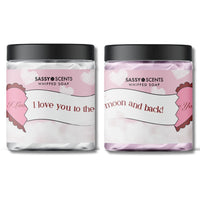 I Love You Two Pack of Whipped Soaps