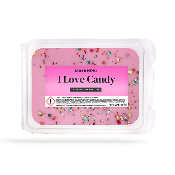 I Love Candy Small Tub - Sassy Shop Wax