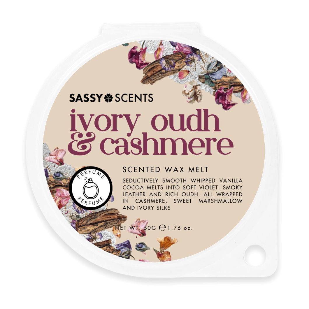 Ivory Oudh + Cashmere Wax Melt - Sassy Scents