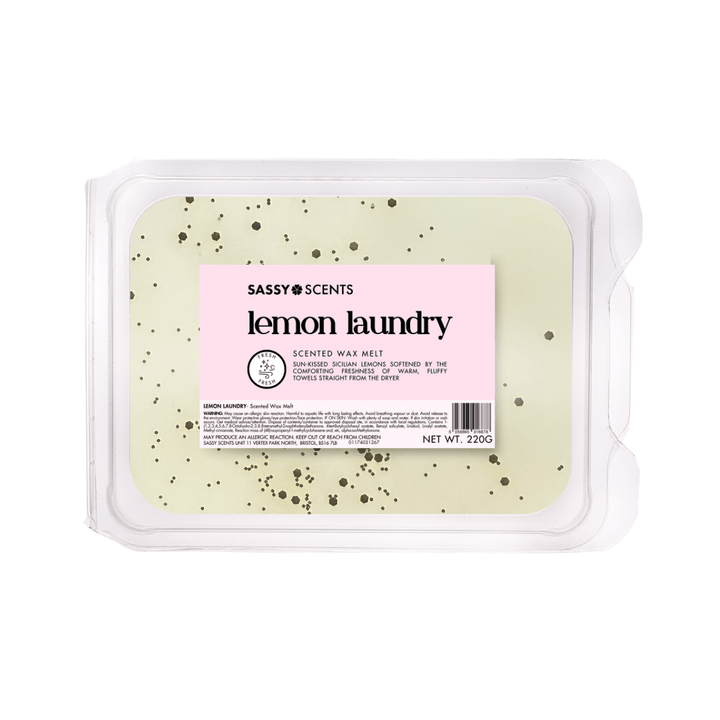 Lemon Laundry Small Tub - Sassy Scents