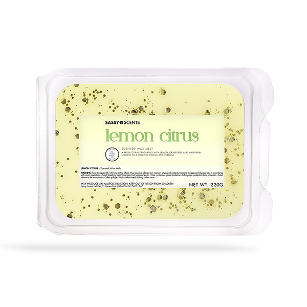 Lemon Citrus Small Tub - Sassy Shop Wax