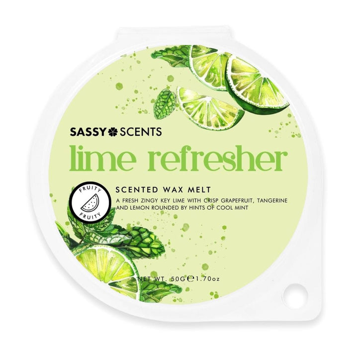 Lime Refresher Wax Melt - Sassy Scents