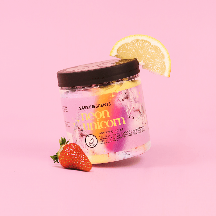 Neon Unicorn Whipped Soap - Sassy Scents