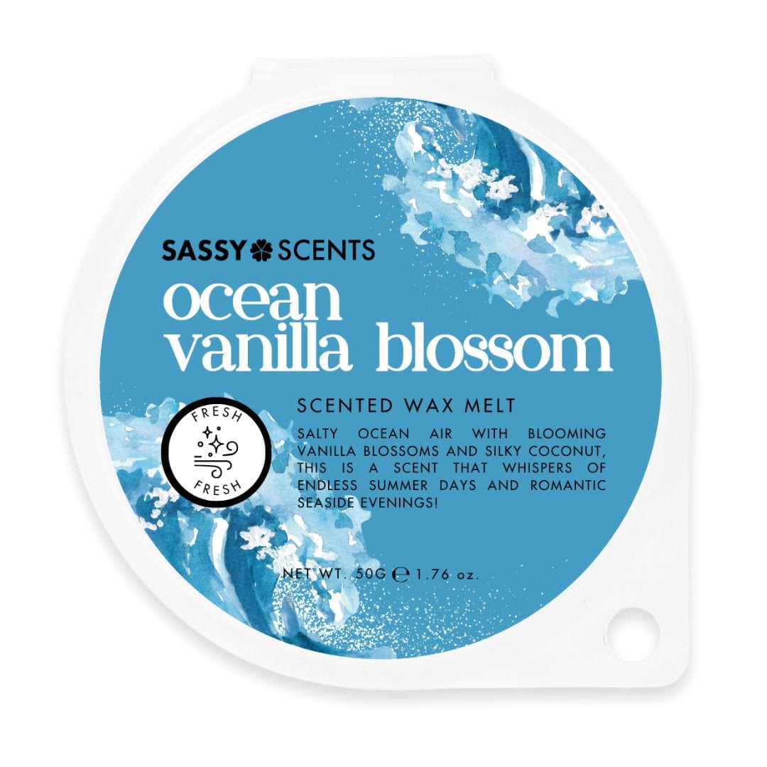 Ocean Vanilla Blossom Wax Melt - Sassy Scents