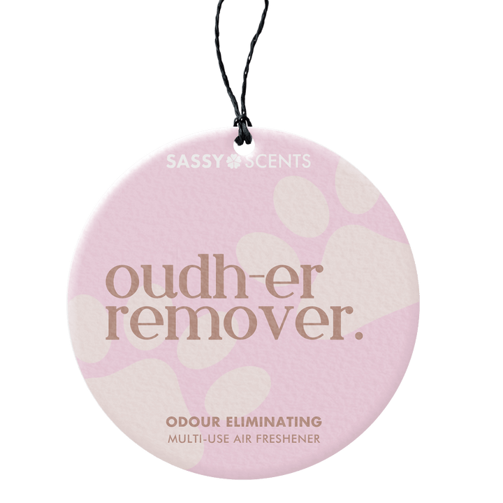 Oudh - er Remover Odour Eliminating Hanging Car Freshener - Sassy Scents