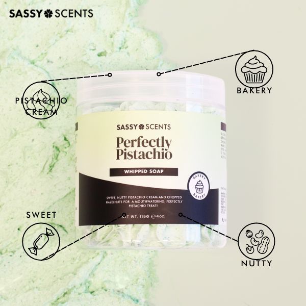 Perfectly Pistachio Whipped Soap - Sassy Shop Wax