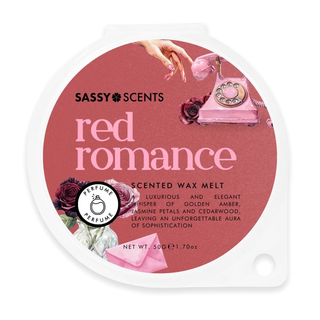Red Romance Wax Melt - Sassy Scents