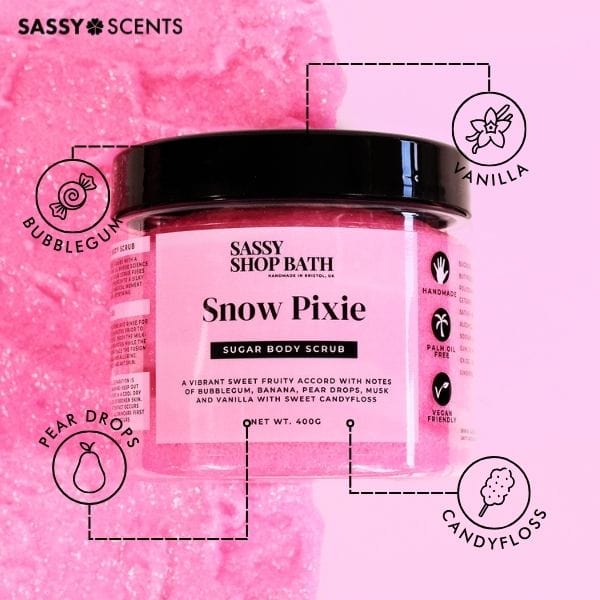 Snow Pixie Sugar Body Scrub - Sassy Scents