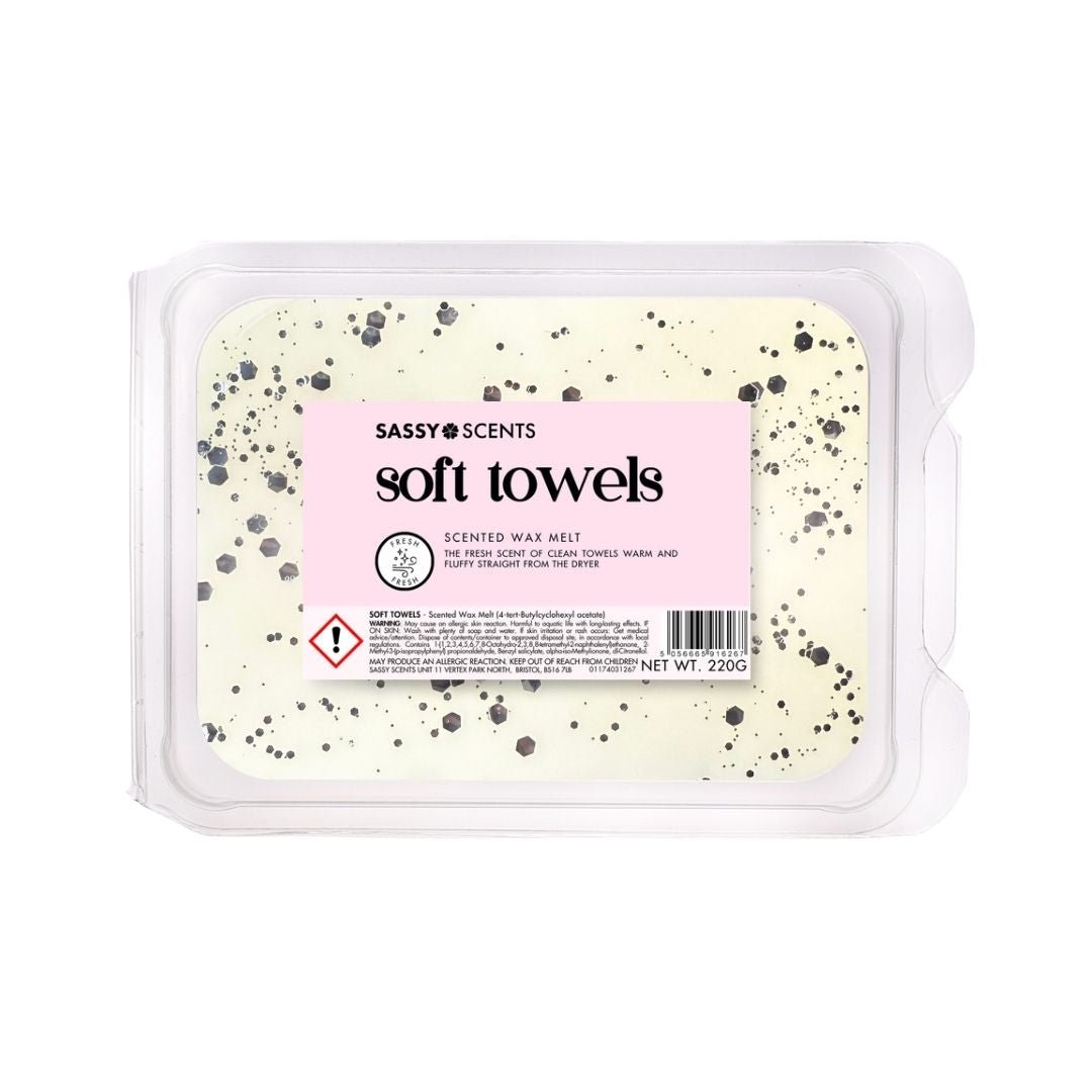 Soft Towels Small Tub - Sassy Scents