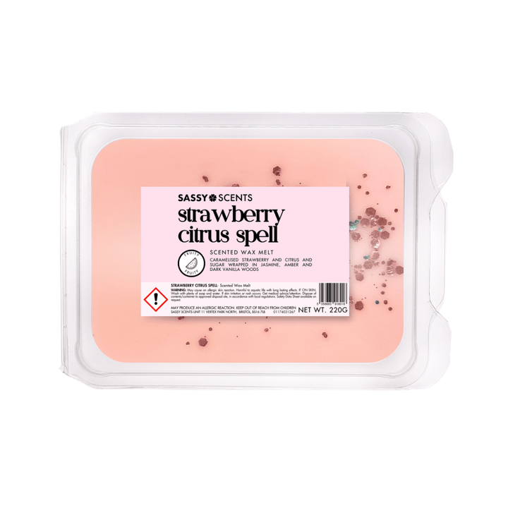 Strawberry Citrus Spell Small Tub - Sassy Scents