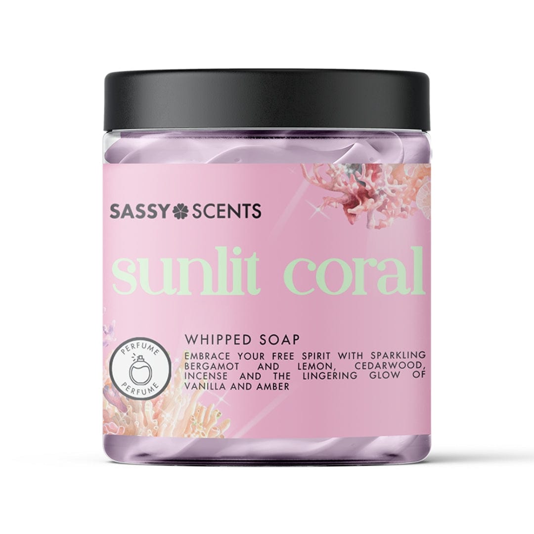 Sunlit Coral Whipped Soap - Sassy Scents