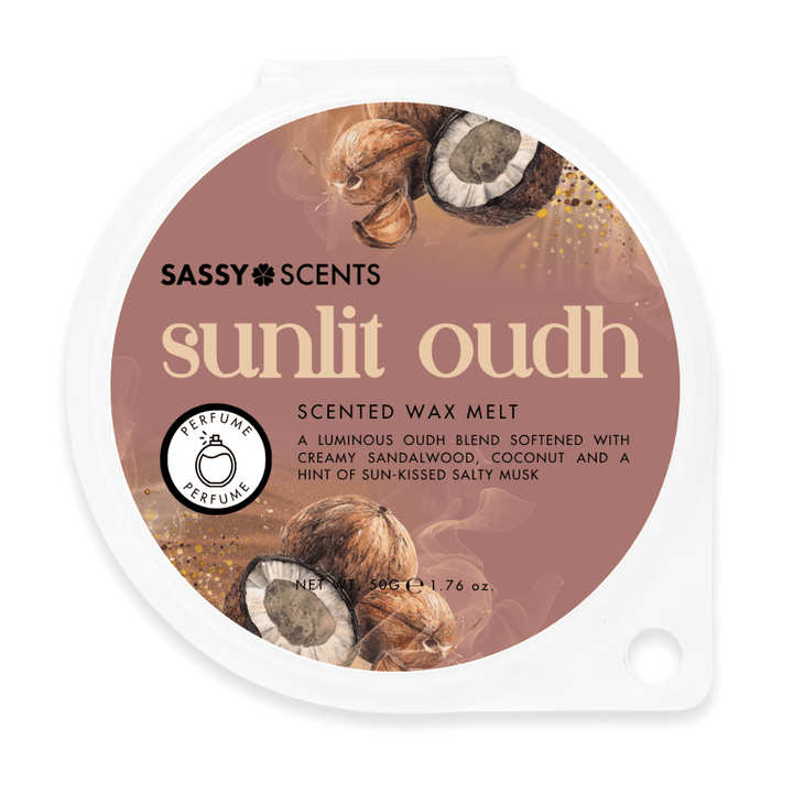 Sunlit Oudh Wax Melt - Sassy Scents