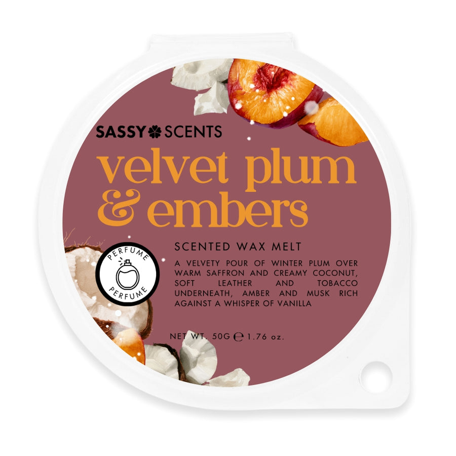 Velvet Plum & Tobacco Embers Wax Melt