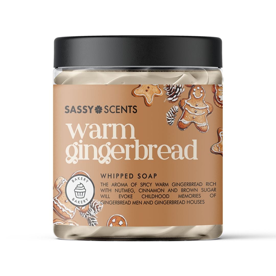 Warm Gingerbread Whipped Soap - Sassy Scents