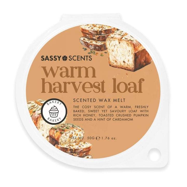 Warm Harvest Loaf Wax Melt - Sassy Scents