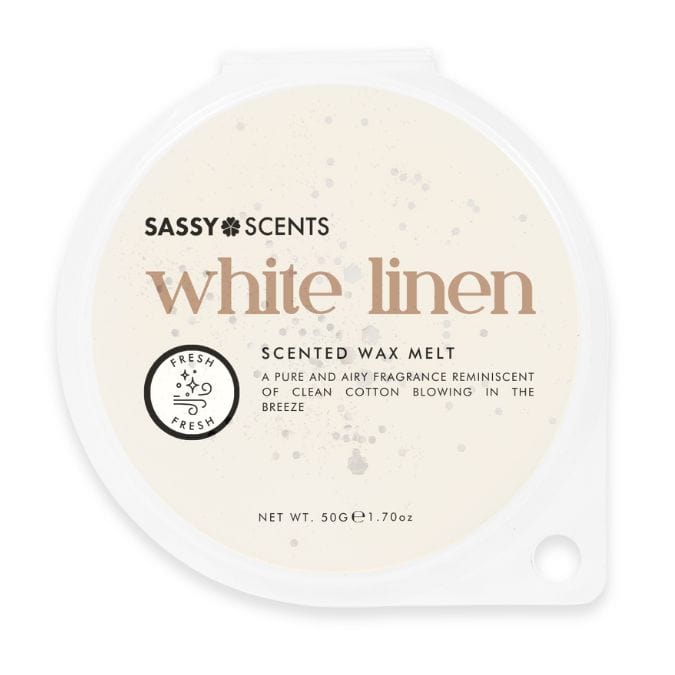 White Linen Wax Melt - Sassy Scents