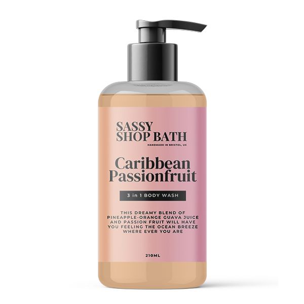 Caribbean Passionfruit 3in1 Wash - Sassy Shop Wax