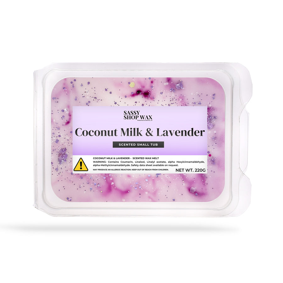 Coconut Milk & Lavender Small Tub - Sassy Shop Wax