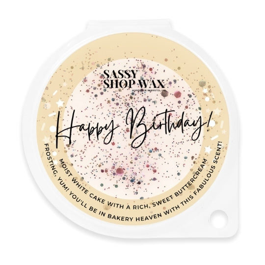 Happy Birthday Wax Melt - Sassy Shop Wax