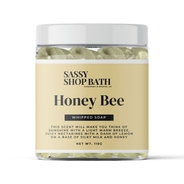 Honey Bee Whipped Soap - Sassy Shop Wax