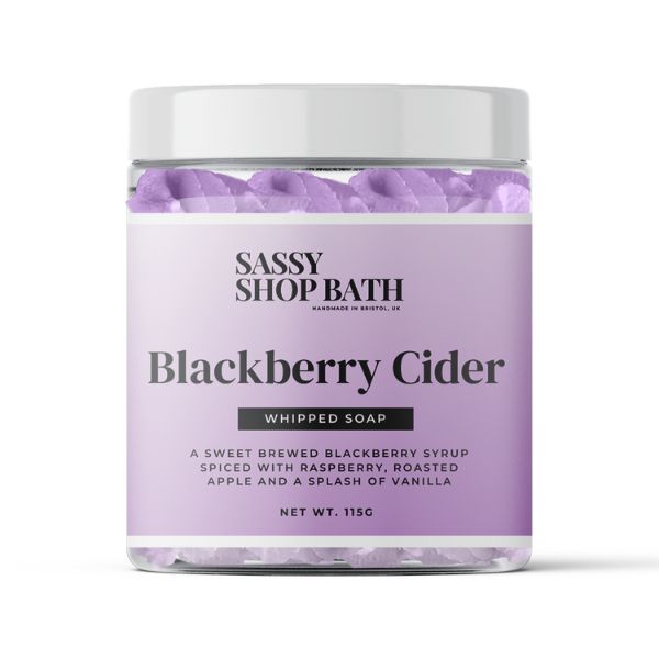 Blackberry Cider Whipped Soap - Sassy Shop Wax