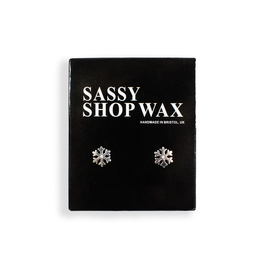 Sassy Snowflake Earrings - Sassy Shop Wax